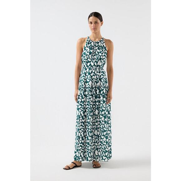 Bird & Knoll Giovanna Maxi Dress in Kaleidoscope Print - Picture 1 of 12